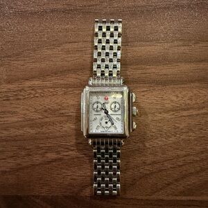 Michele Silver Women's Watch with White Dial